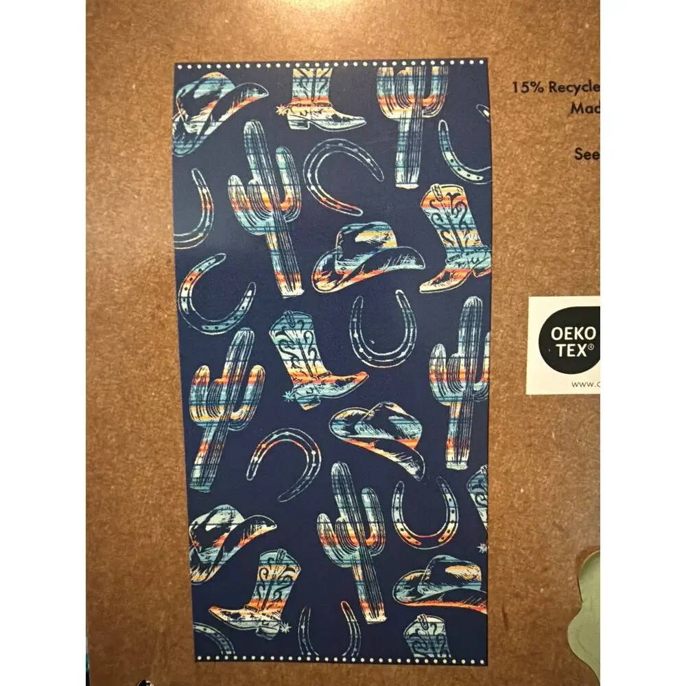 Wrangler Western Beach Towel Navy Blue 36”X68”